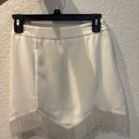 Altar'd State White Fringe Top and Skirt - Picture 8 of 11
